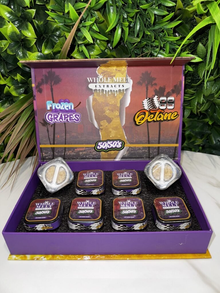 Whole Melt 50/50’s Resin Box: Frozen Grapes x Octane 99