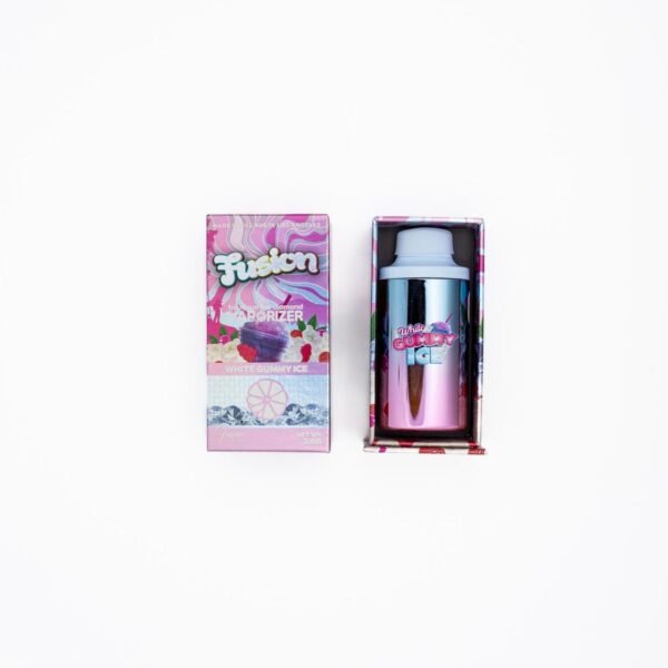 White Gummy Ice Whole Melts x Fusion – 2G Hybrid Disposable Vape