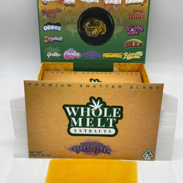 Whole Melt Shatter Grand Daddy Purple Shatter